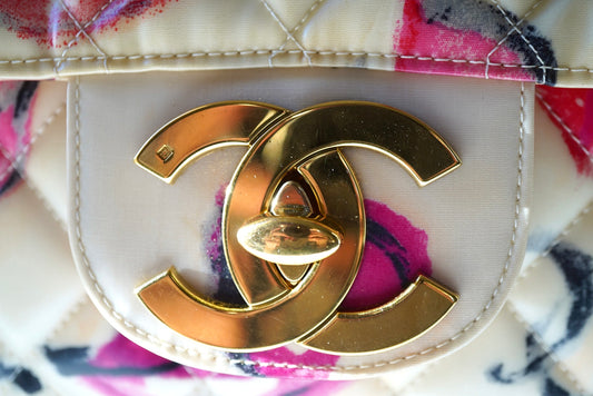 94-96' RARE CHANEL Lips Jumbo Bag