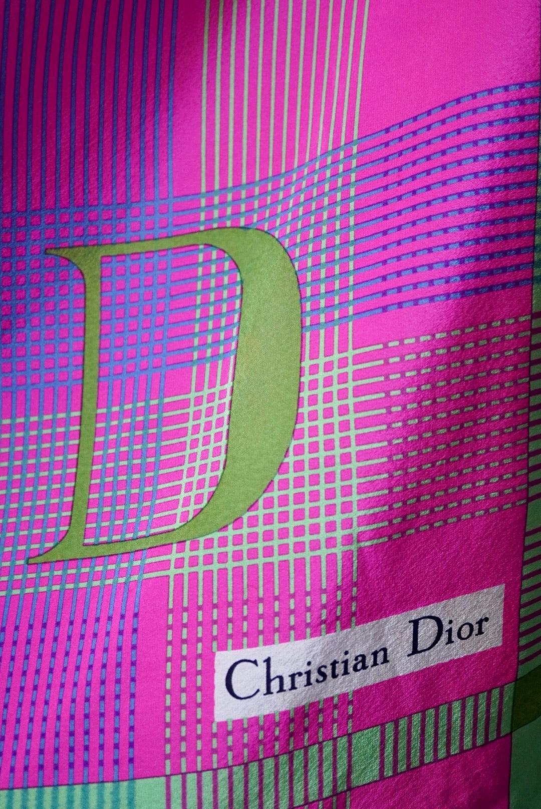 1980's DIOR Silk Scarf