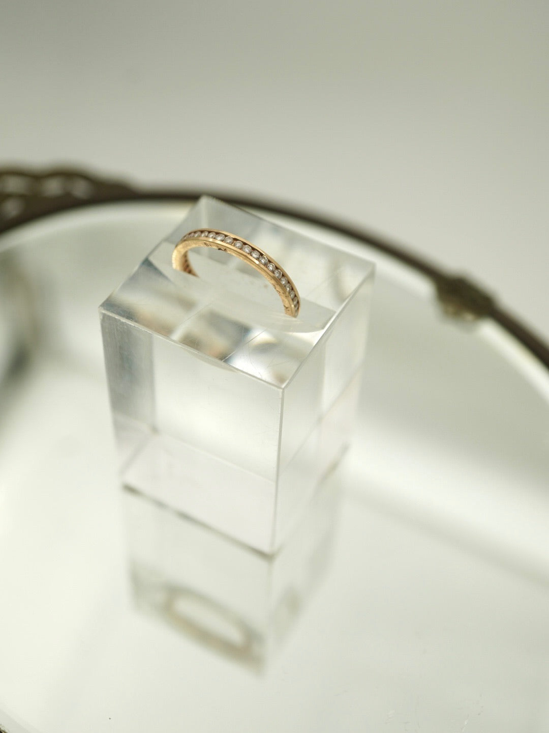 14k Diamond Eternity Band