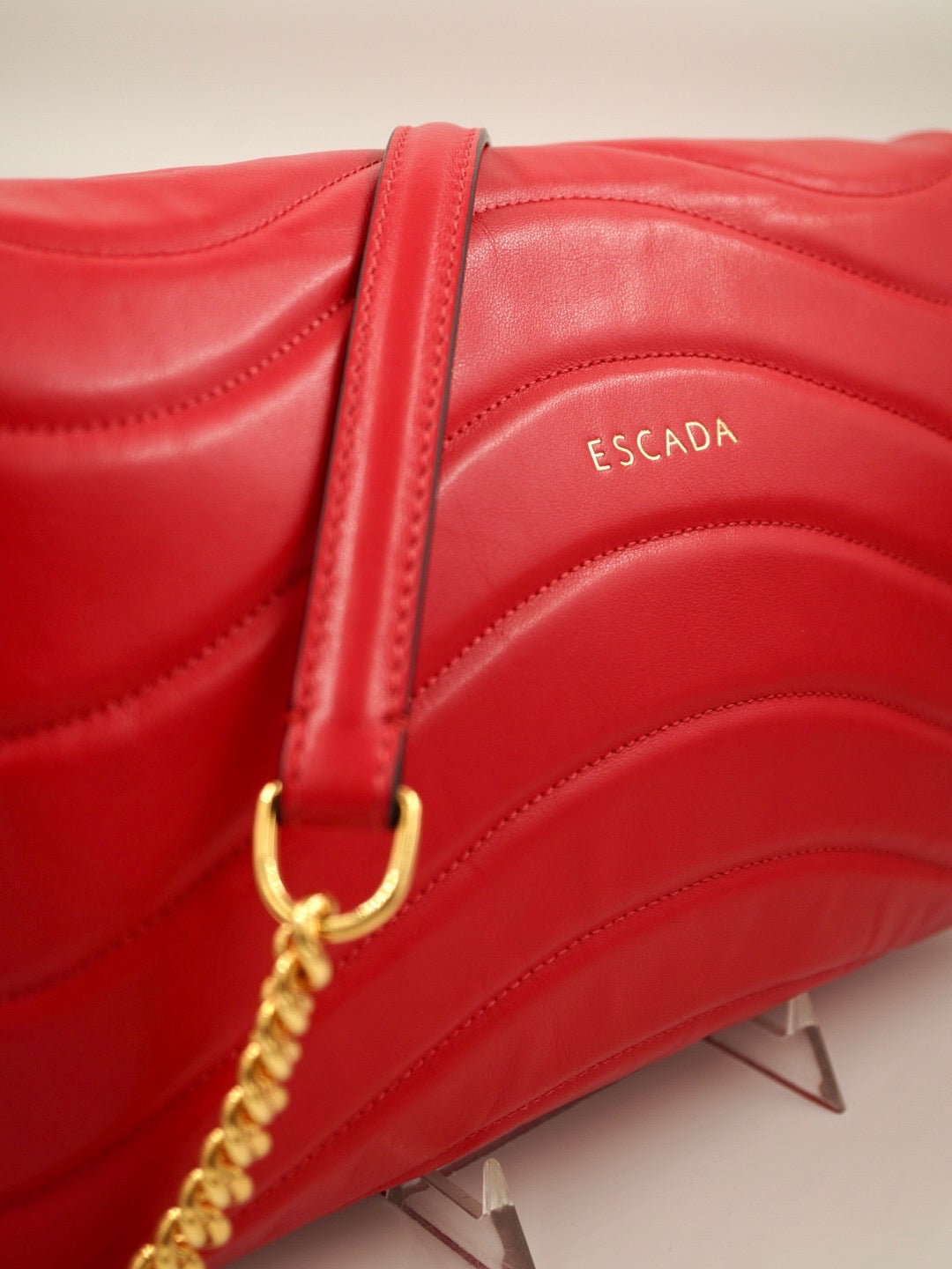 ESCADA NWT Quilted Leather Heart Purse