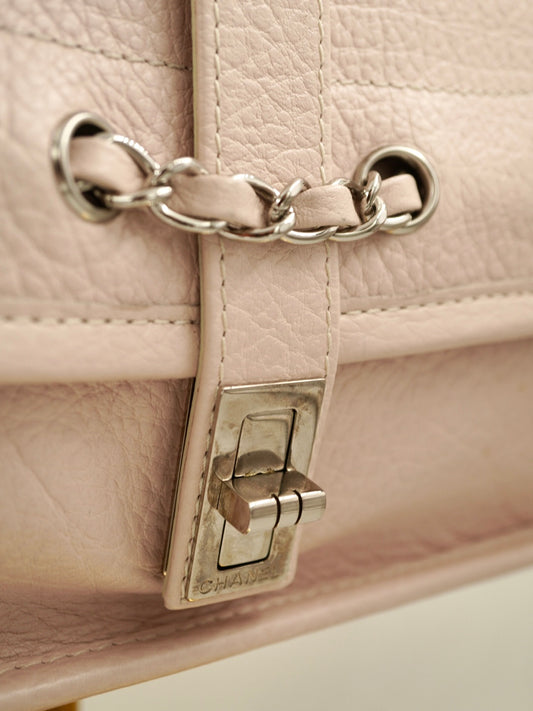 Y2k CHANEL Mademoiselle Pink Baguette Bag