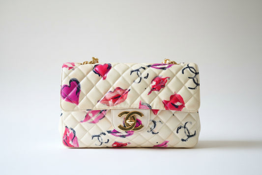 94-96' RARE CHANEL Lips Jumbo Bag
