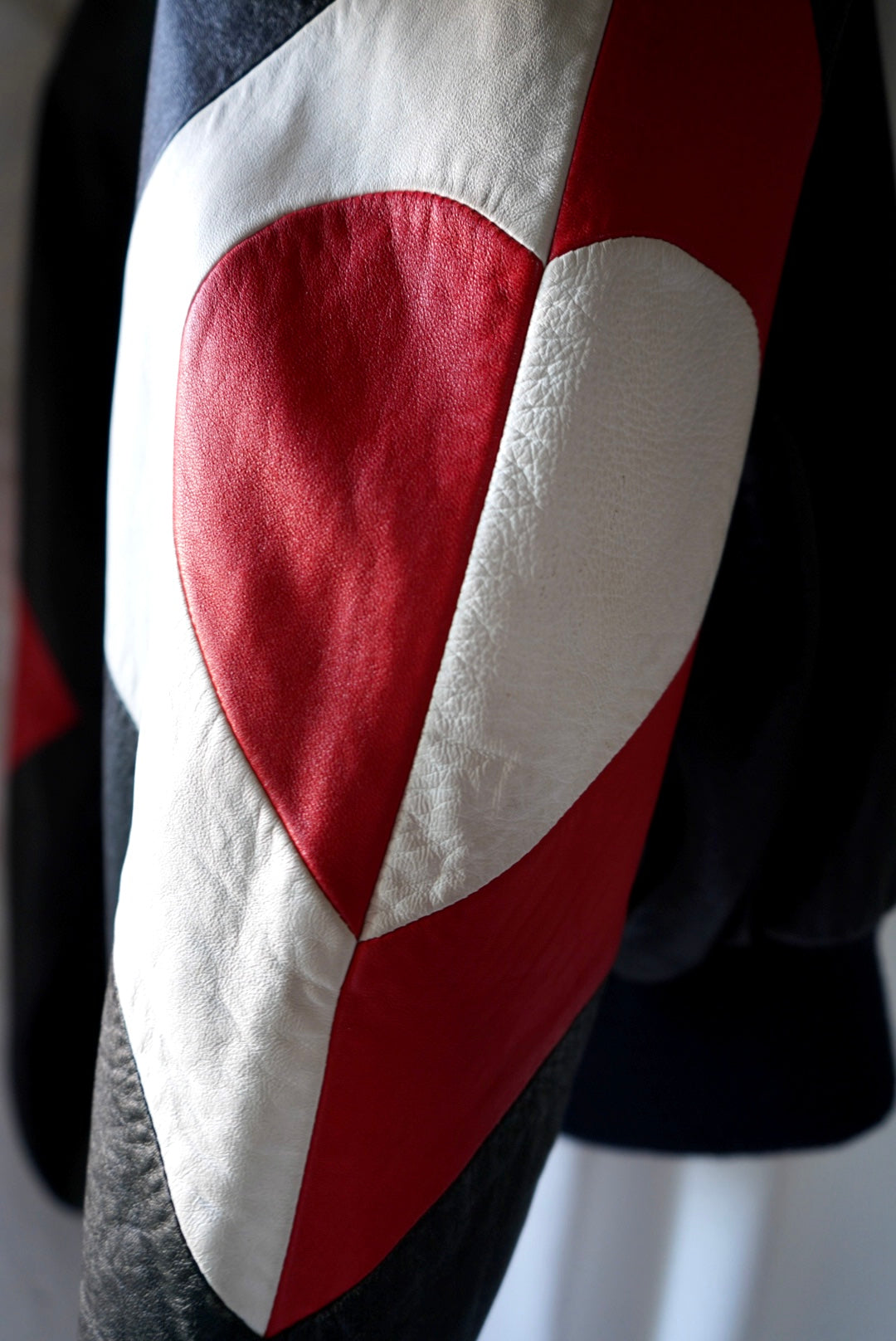 1980's North Beach Hobo Heart Leather Jacket