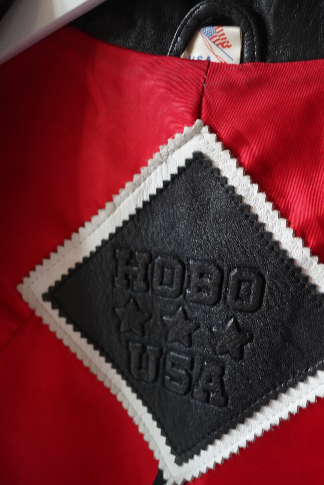 1980's North Beach Hobo Heart Leather Jacket