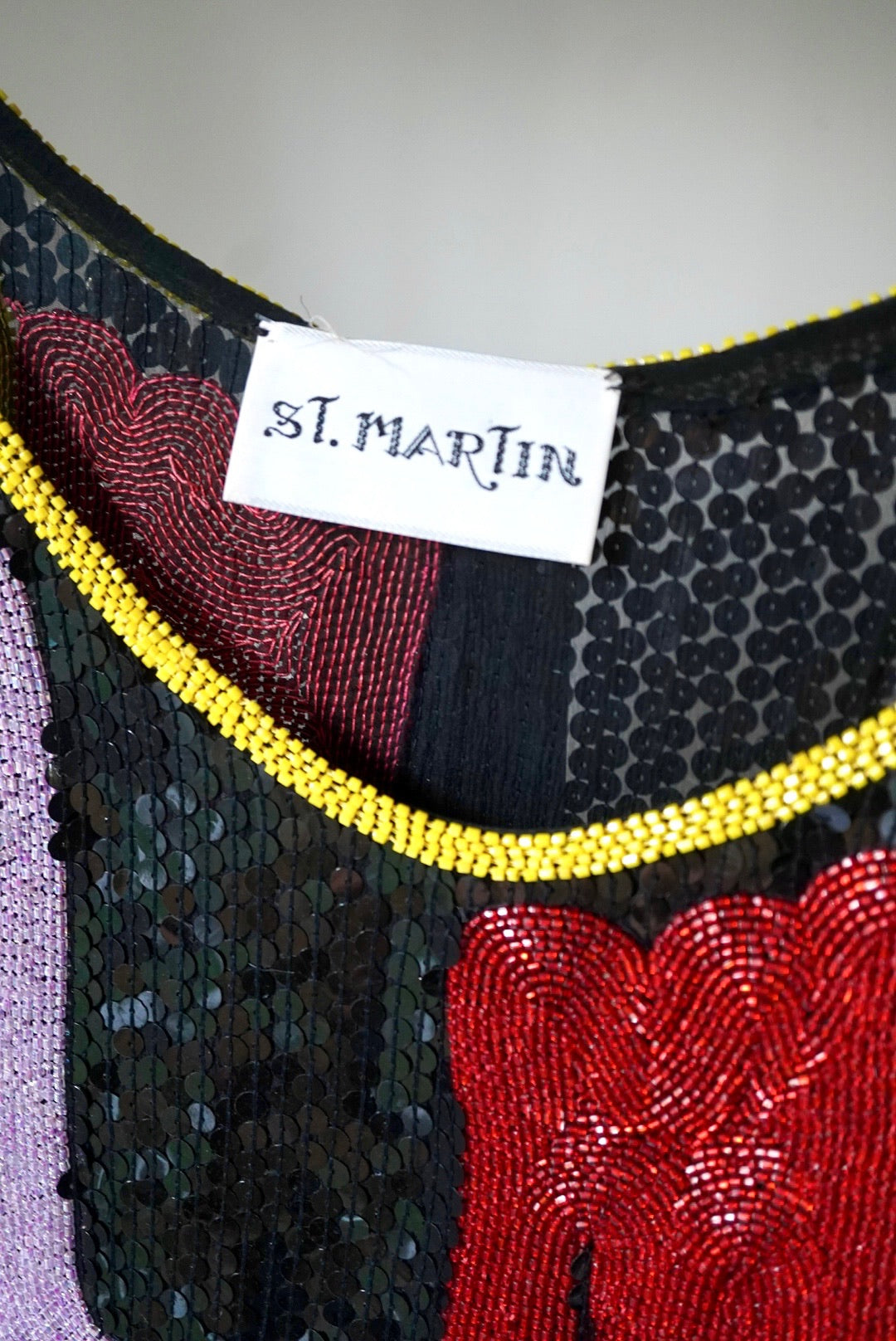 1980's 'Al mio amore sei tu' Sequin Top