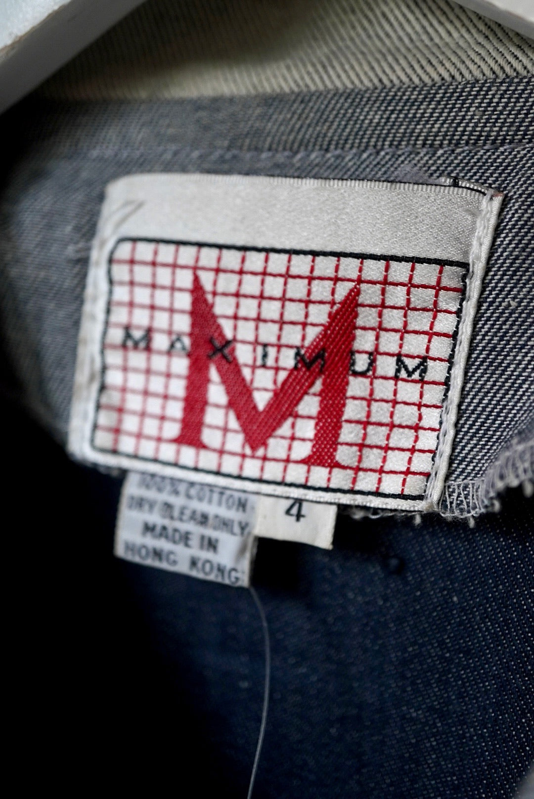 1980's 'My Hero' Bedazzled Denim Jacket