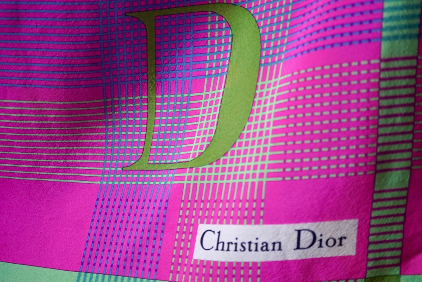 1980's DIOR Silk Scarf