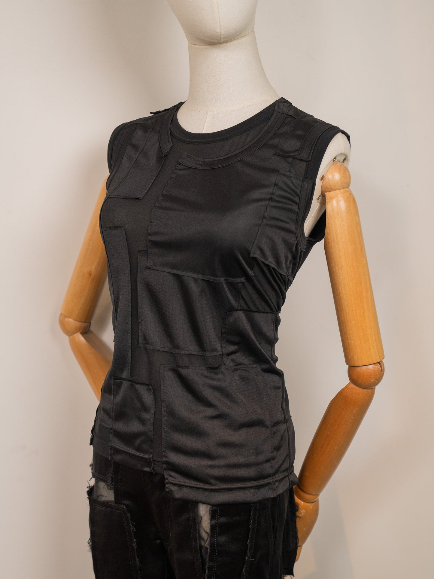 Comme des Garçons Black Patchwork Set