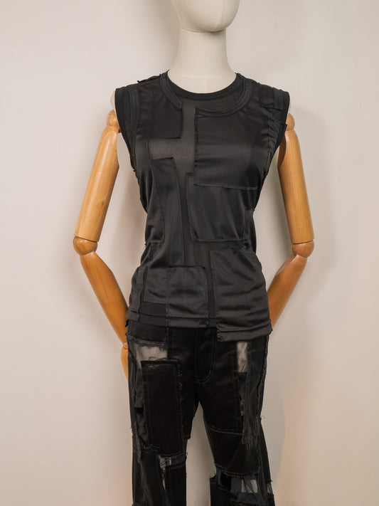 Comme des Garçons Black Patchwork Set
