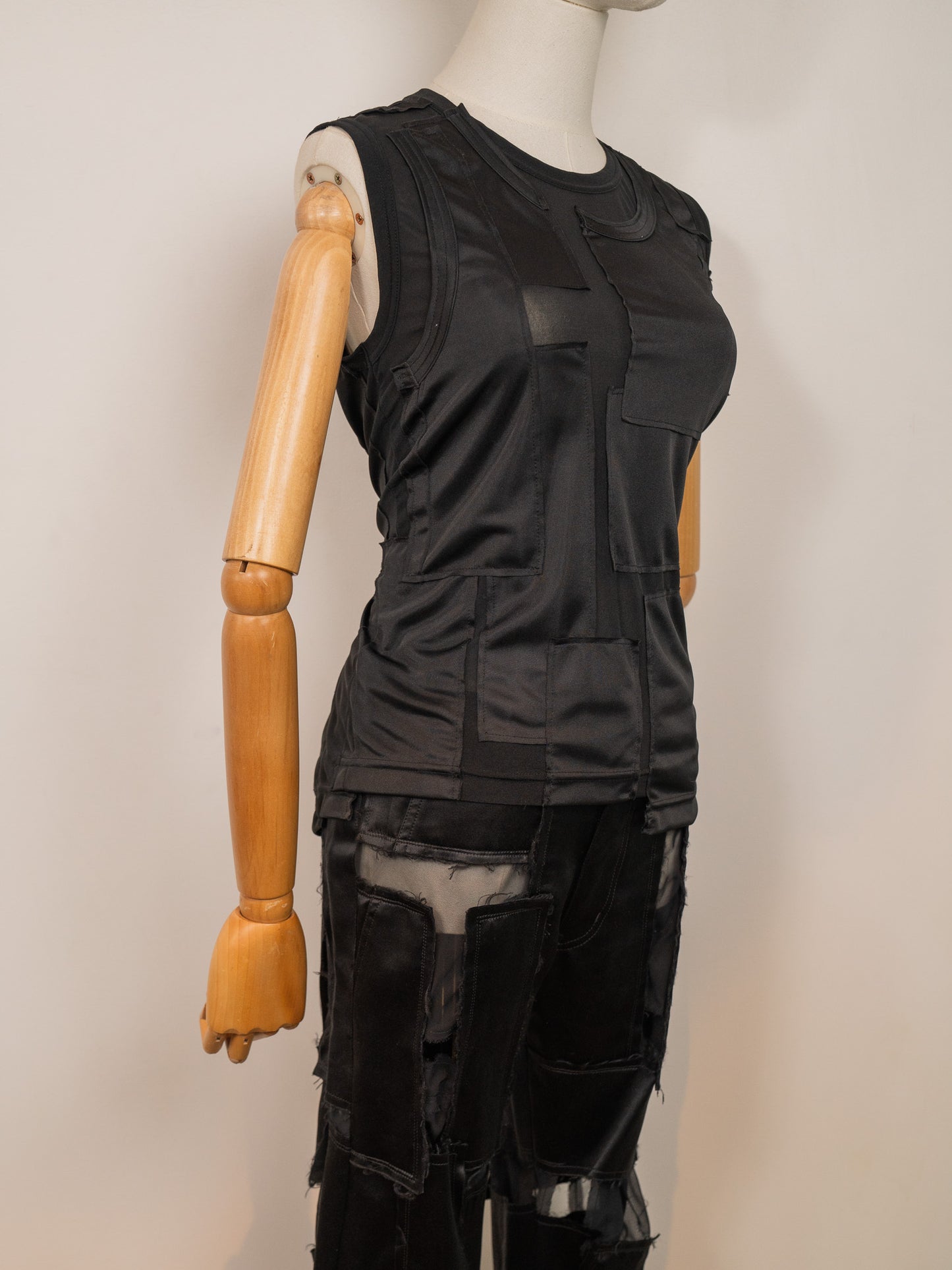 Comme des Garçons Black Patchwork Set
