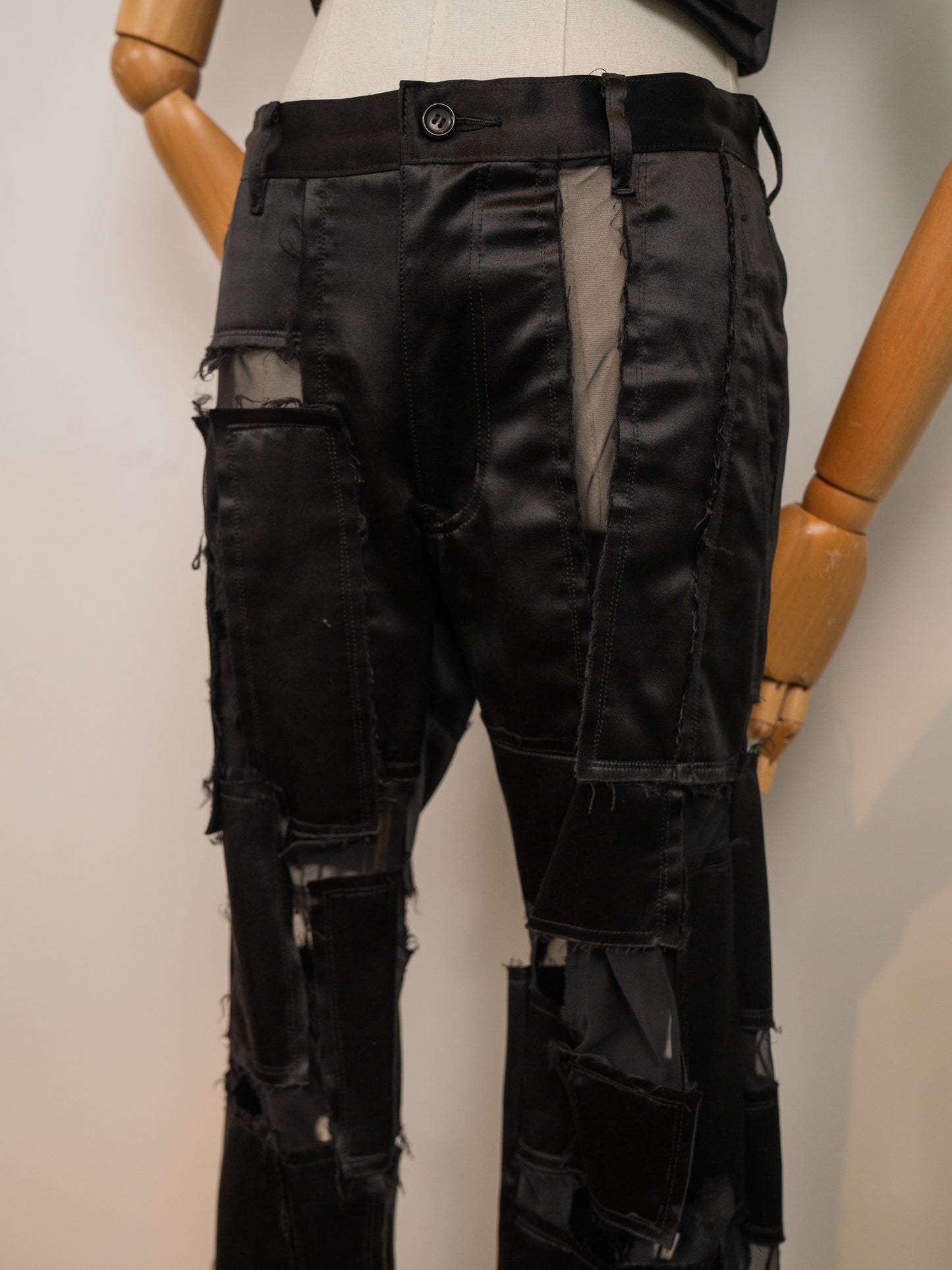 Comme des Garçons Black Patchwork Set
