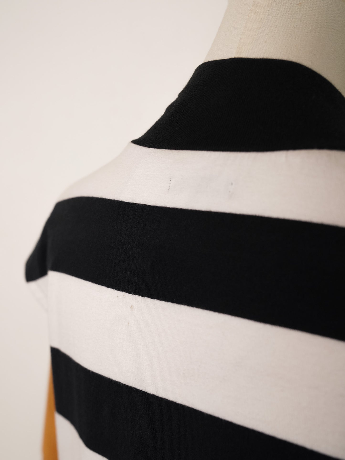 Regulation Yojhi Yamamoto B&W Striped Dress