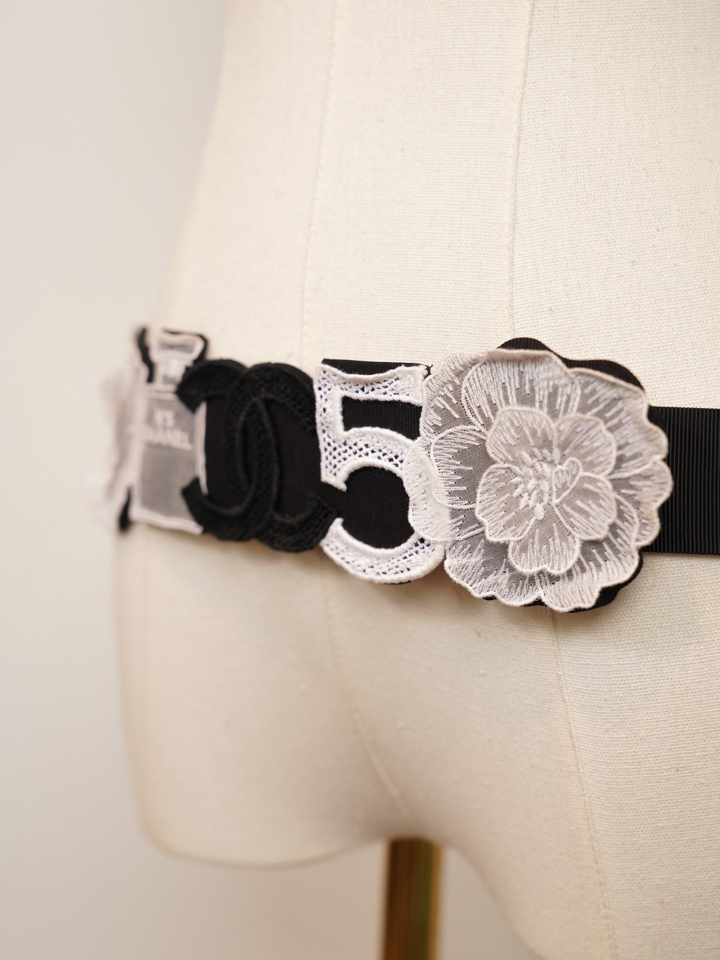 Chanel Embroidered Belt