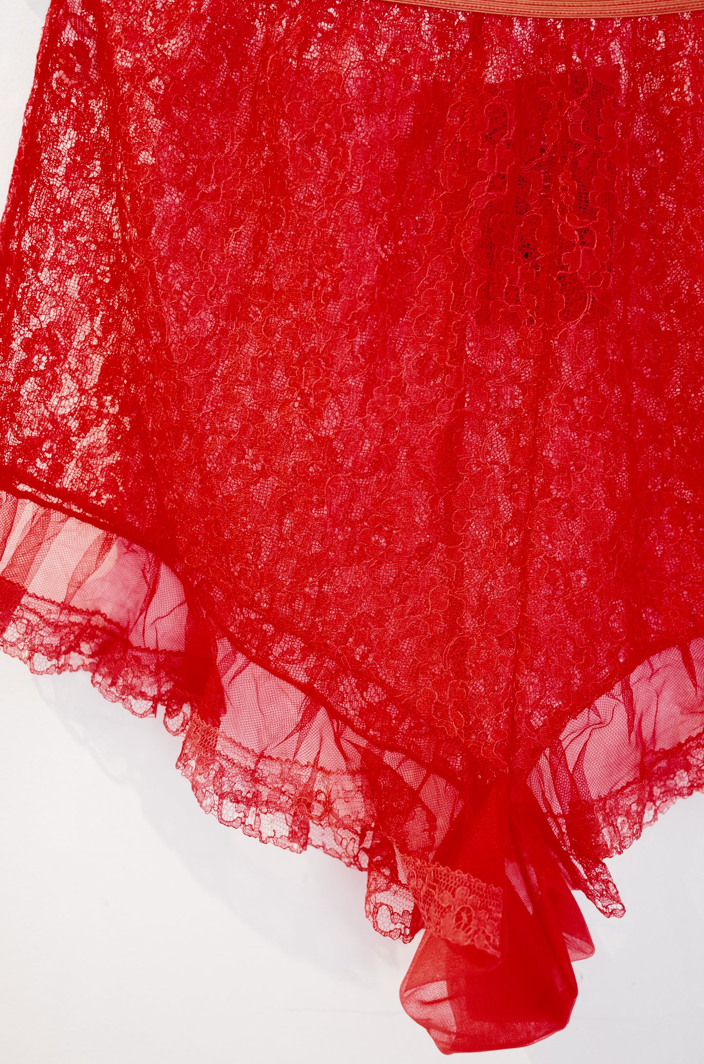 1950's Red Lace Tap Pants