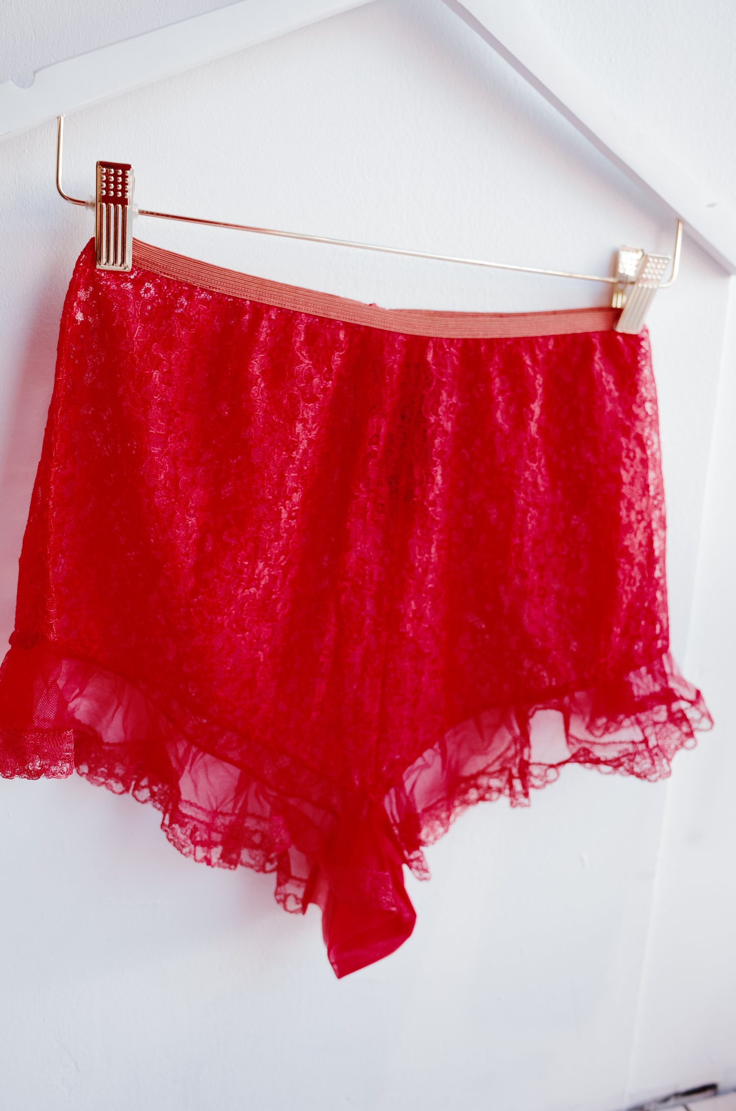 1950's Red Lace Tap Pants