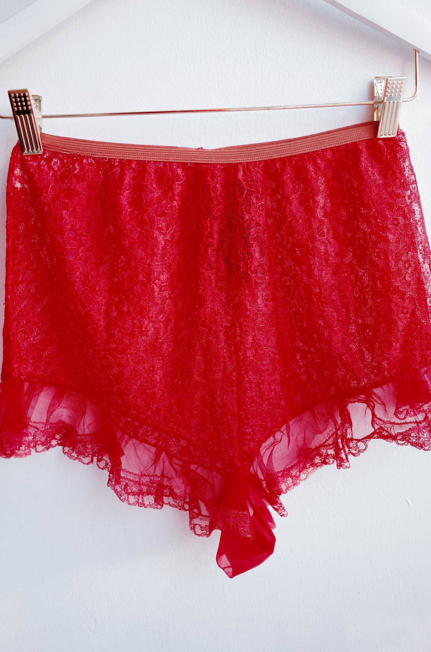 1950's Red Lace Tap Pants