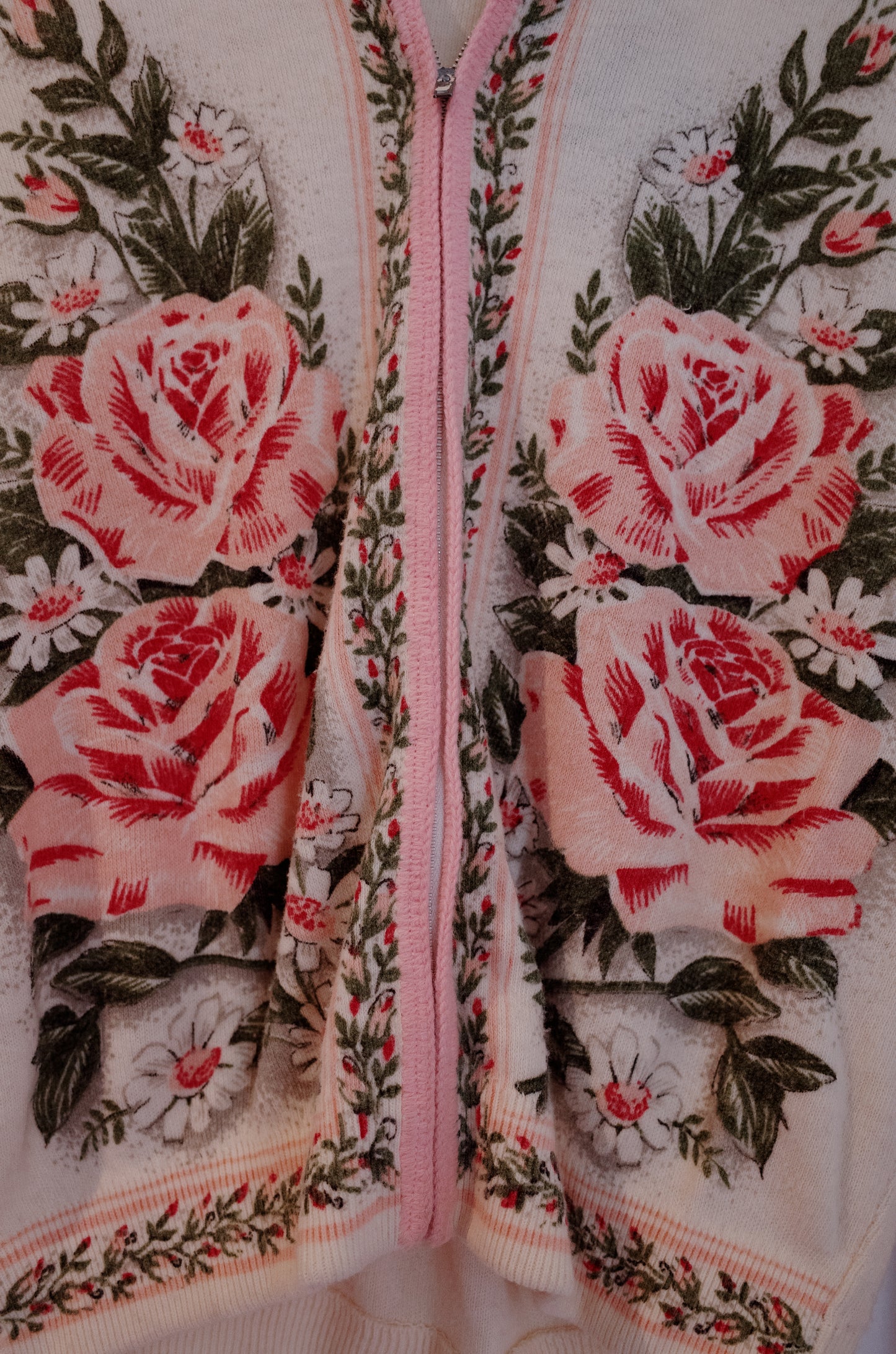 1950/1960's Rose Cardigan